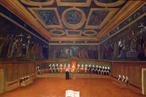 La Sala del Consejo de los Diez, Palacio Ducal, Venecia